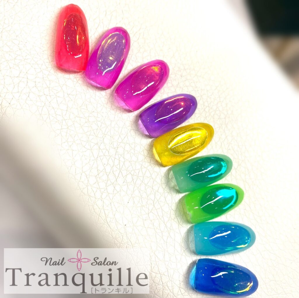 神戸三宮各線から徒歩5分 トレンドネイルを安い価格で Nail Salon Tranquille Sirusite